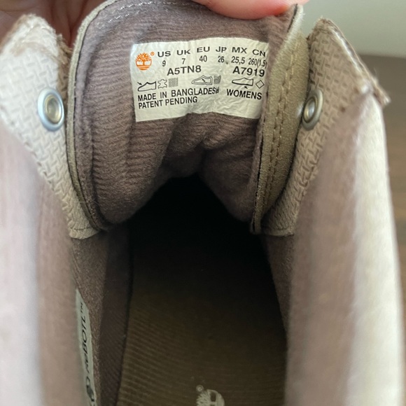 Timberland Ellendale Dusty Mid Top Lace Up Outdoor Hiking Boots Womens Sz 9.5 - Picture 7 of 9